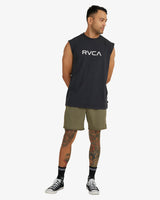 RVCA Mens Big Washed Muscle Tank