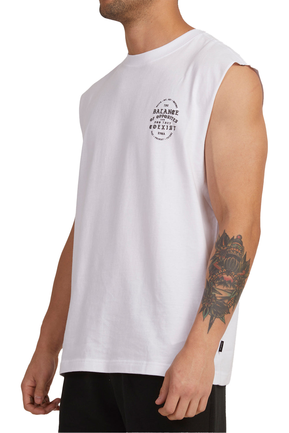 RVCA Mens Coexist Muscle Tee