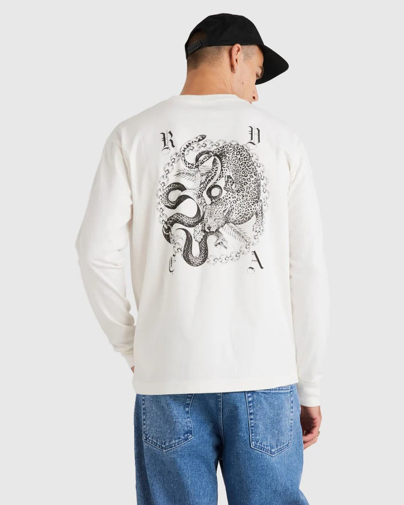 RVCA Mens Benj Long Sleeve T-Shirt