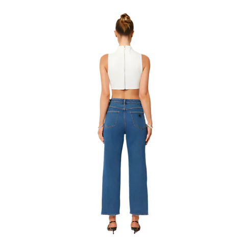 Abrand Womens Venice Straight Jeans Bella
