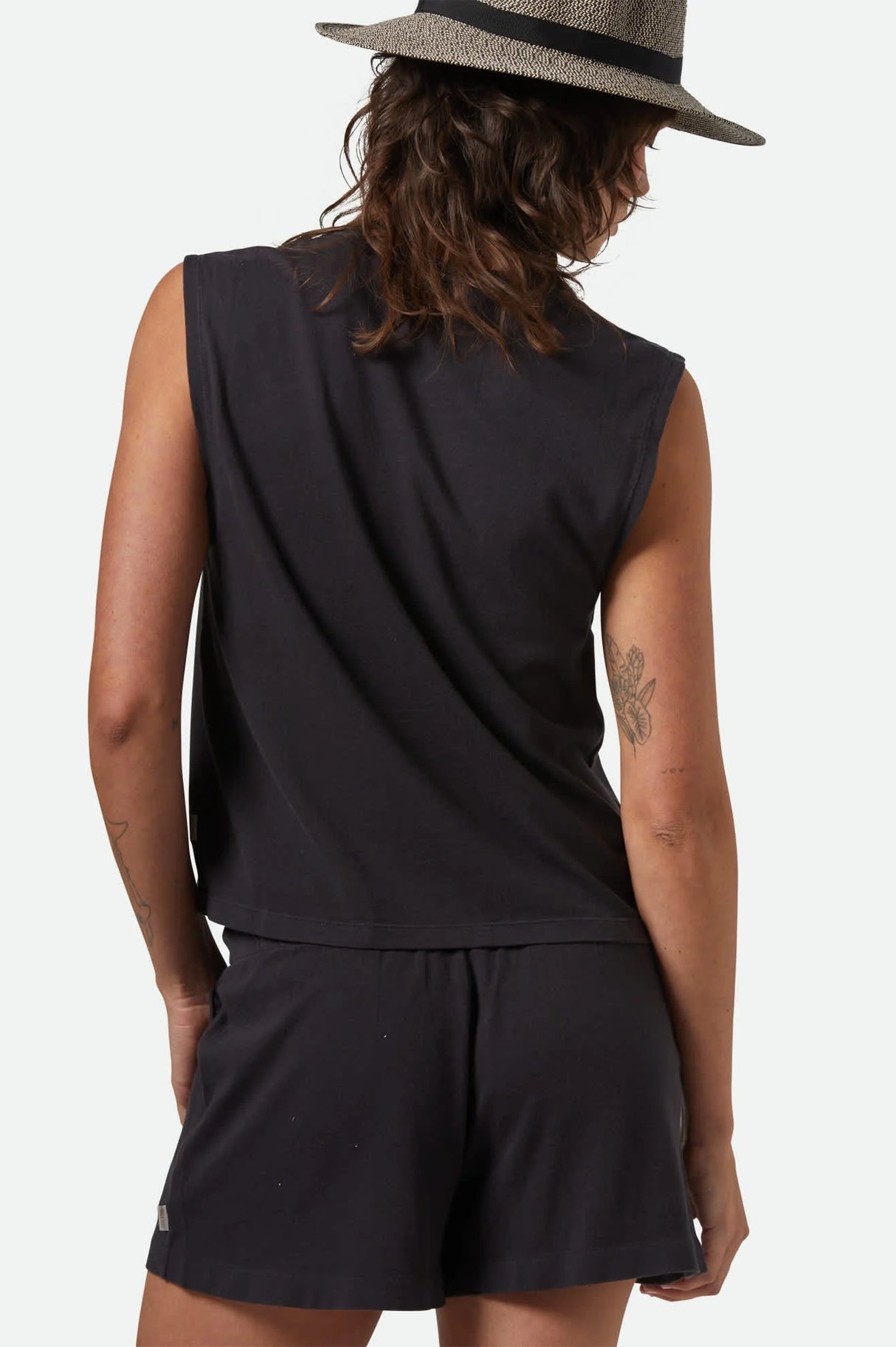 Brixton Womens Carefree Organic Garment Dye Muscle Tank