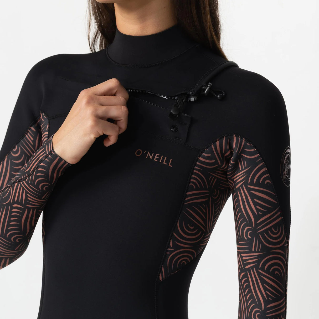 O'Neill Women's Bahia 4/3mm Chest Zip Steamer