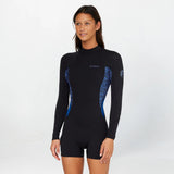 O'Neill Womens 2mm Bahia Back Zip Long Sleeve Boyleg Springsuit