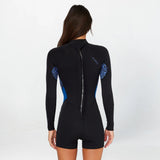 O'Neill Womens 2mm Bahia Back Zip Long Sleeve Boyleg Springsuit