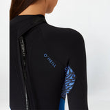 O'Neill Womens 2mm Bahia Back Zip Long Sleeve Boyleg Springsuit