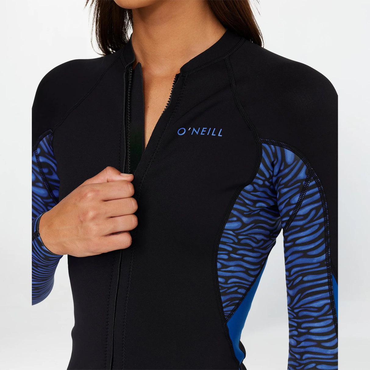 O'Neill Womens Bahia Full Zip 1.5mm Wetsuit Jacket