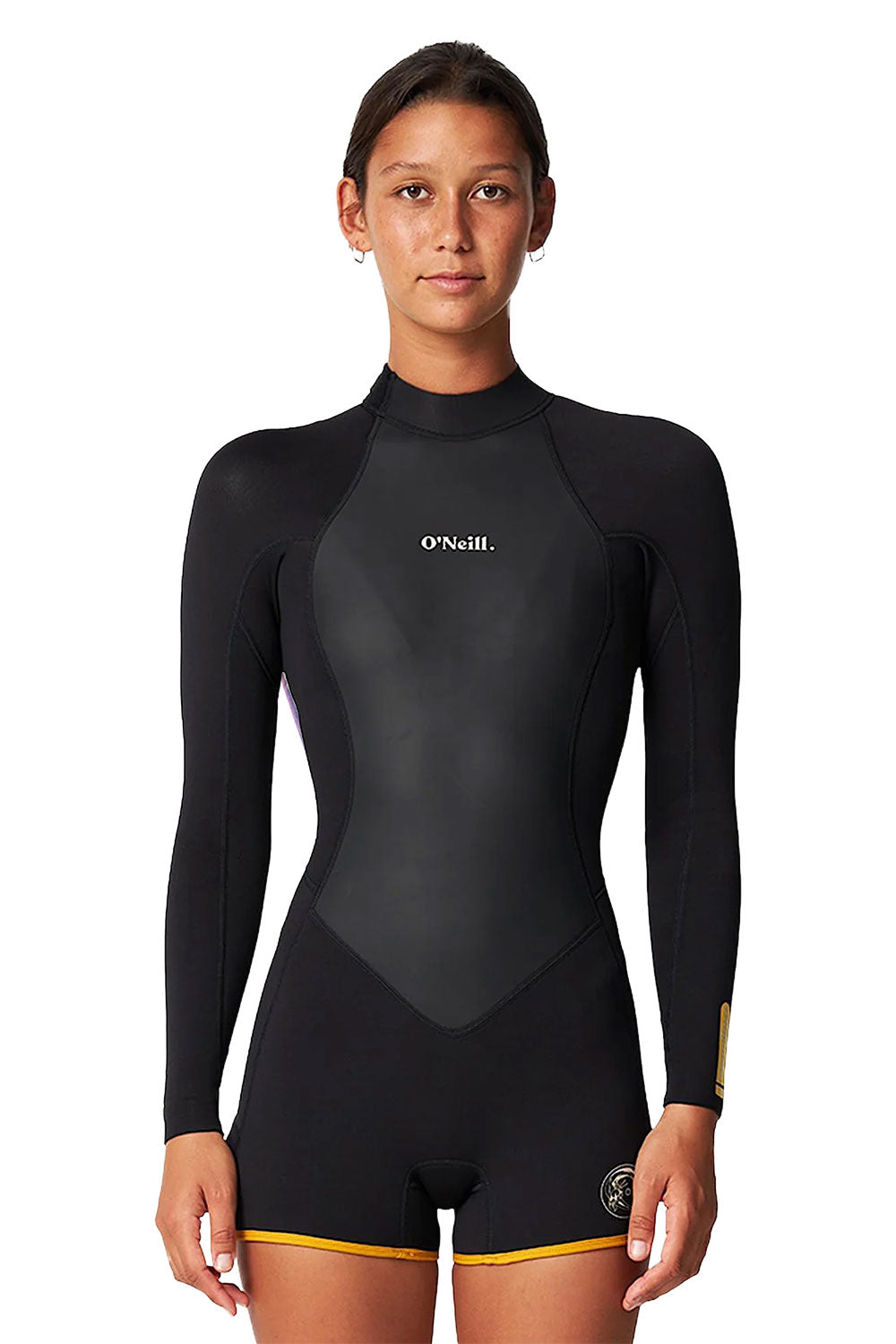 O'Neill Women's O'Riginals Back Zip 2mm Long Sleeve Boyleg Spring Suit