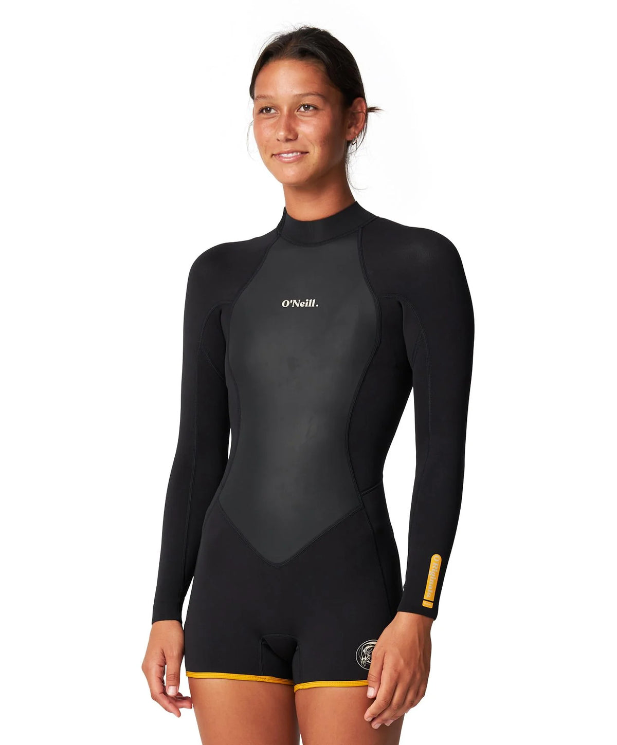 O'Neill Women's O'Riginals Back Zip 2mm Long Sleeve Boyleg Spring Suit