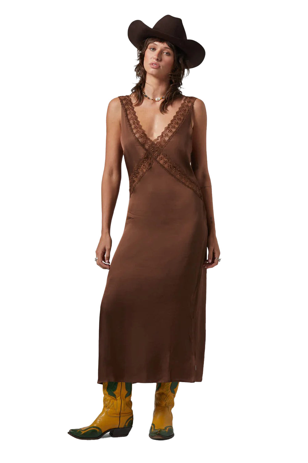 Brixton Womens The Ridge Slip Dress