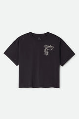 Brixton Rodeo Trailors Boxy Crop T-Shirt