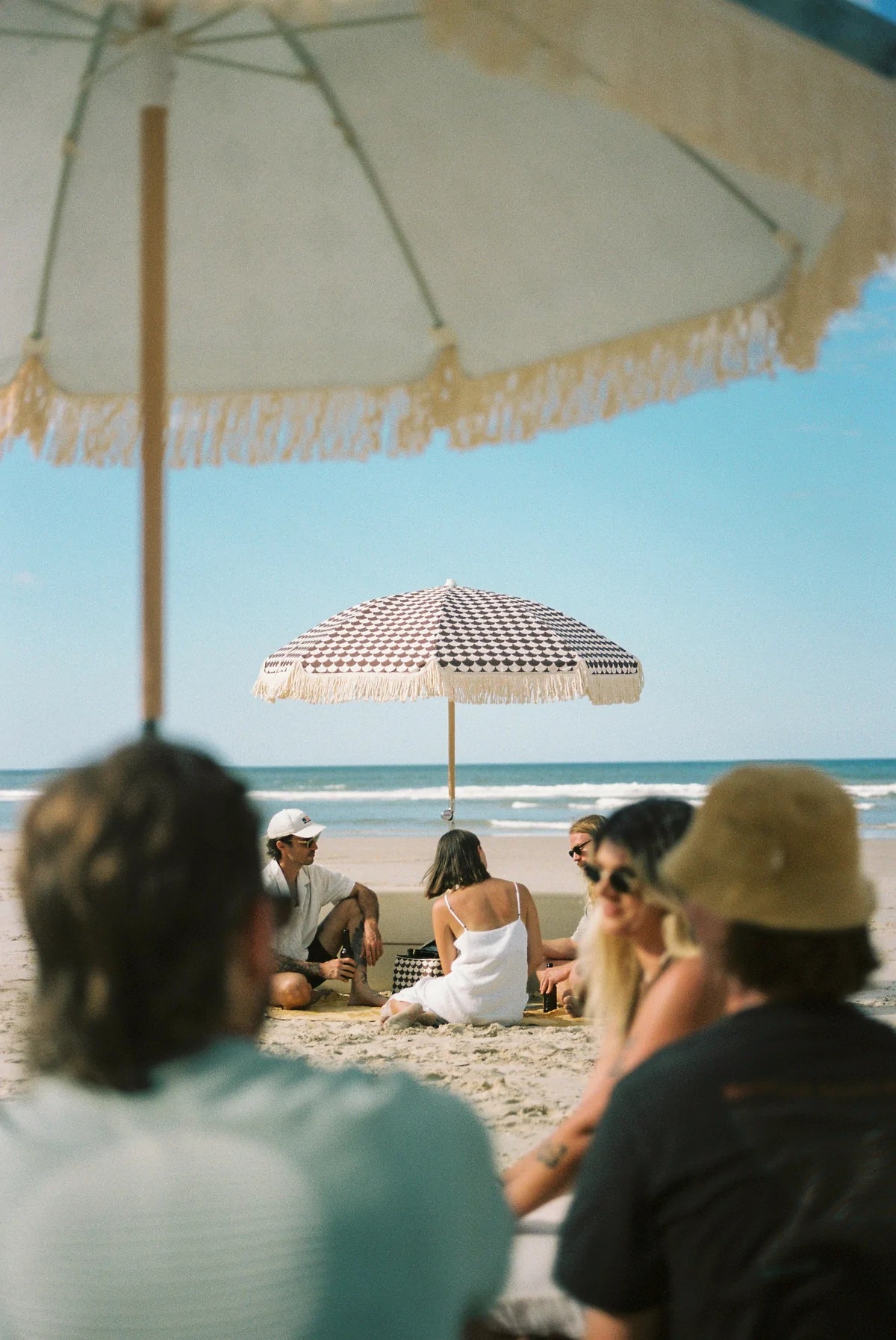 Rhythm Waves Beach Brollie