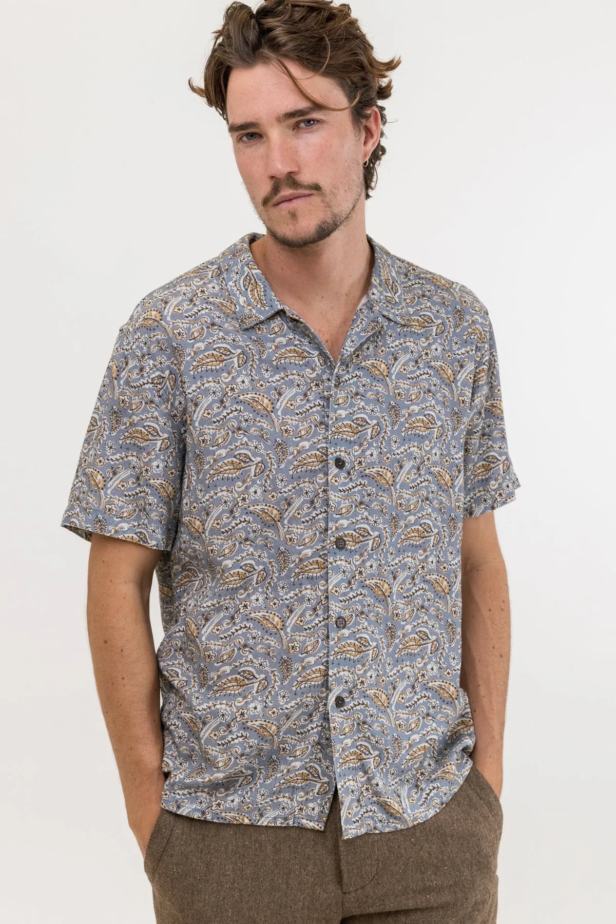 Rhythm Mens Breeze Short Sleeve Shirt