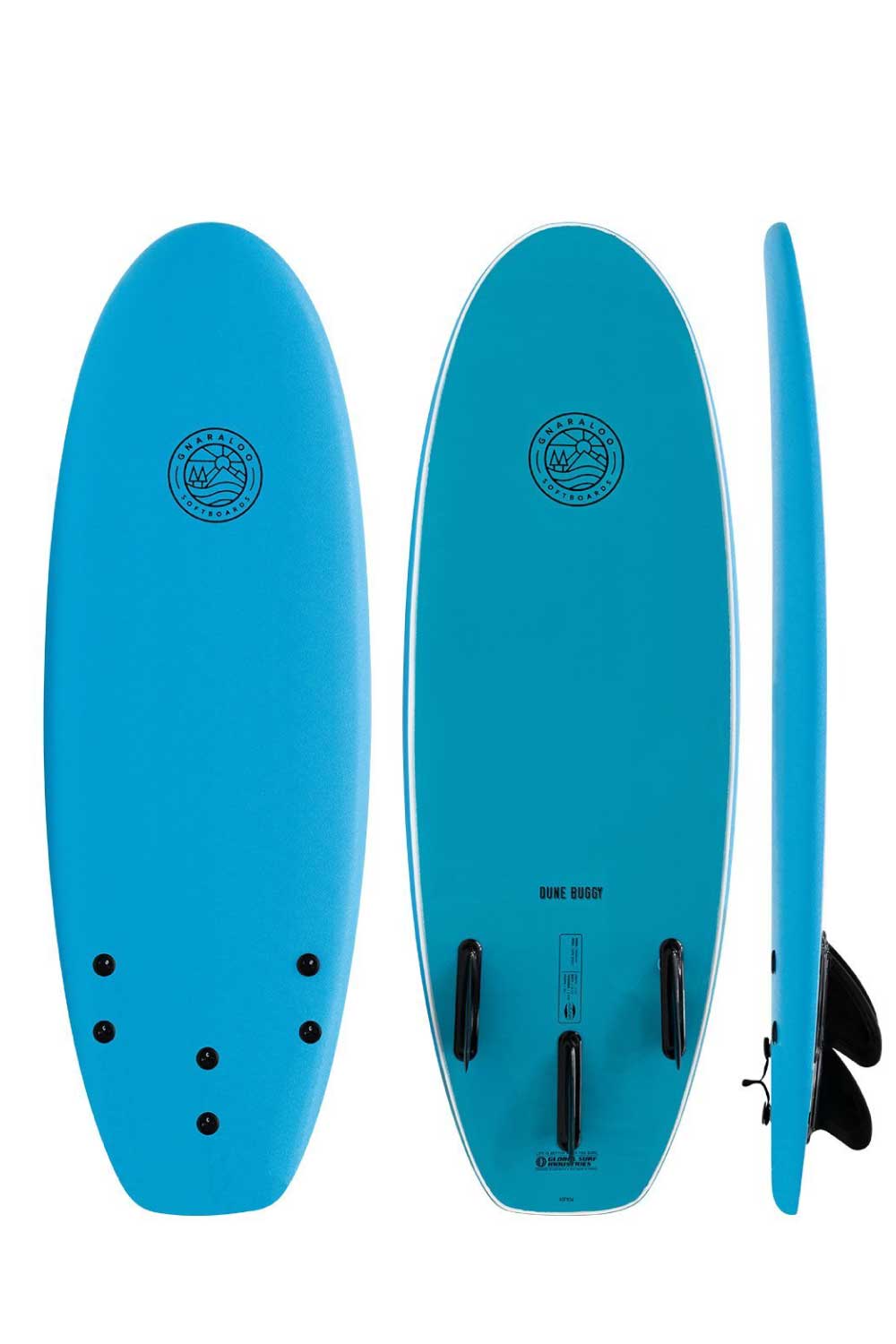 Gnaraloo Dune Buggy 4'10ft Softboard blue