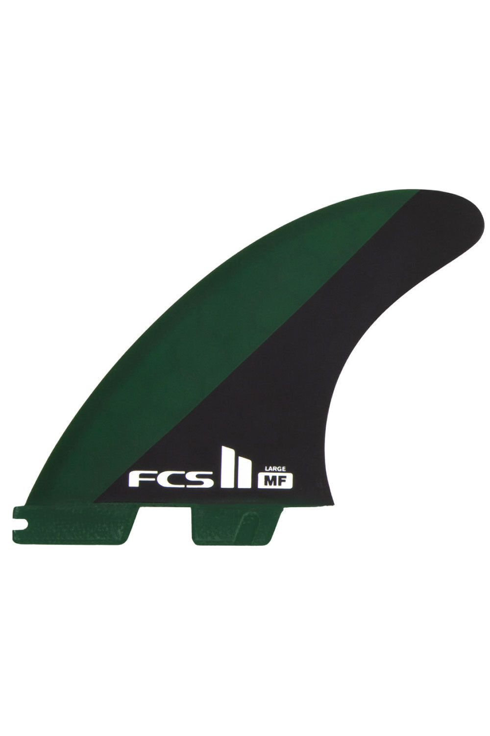 FCS2 MF Mick Fanning PC Large Thruster Set - Black/Olive