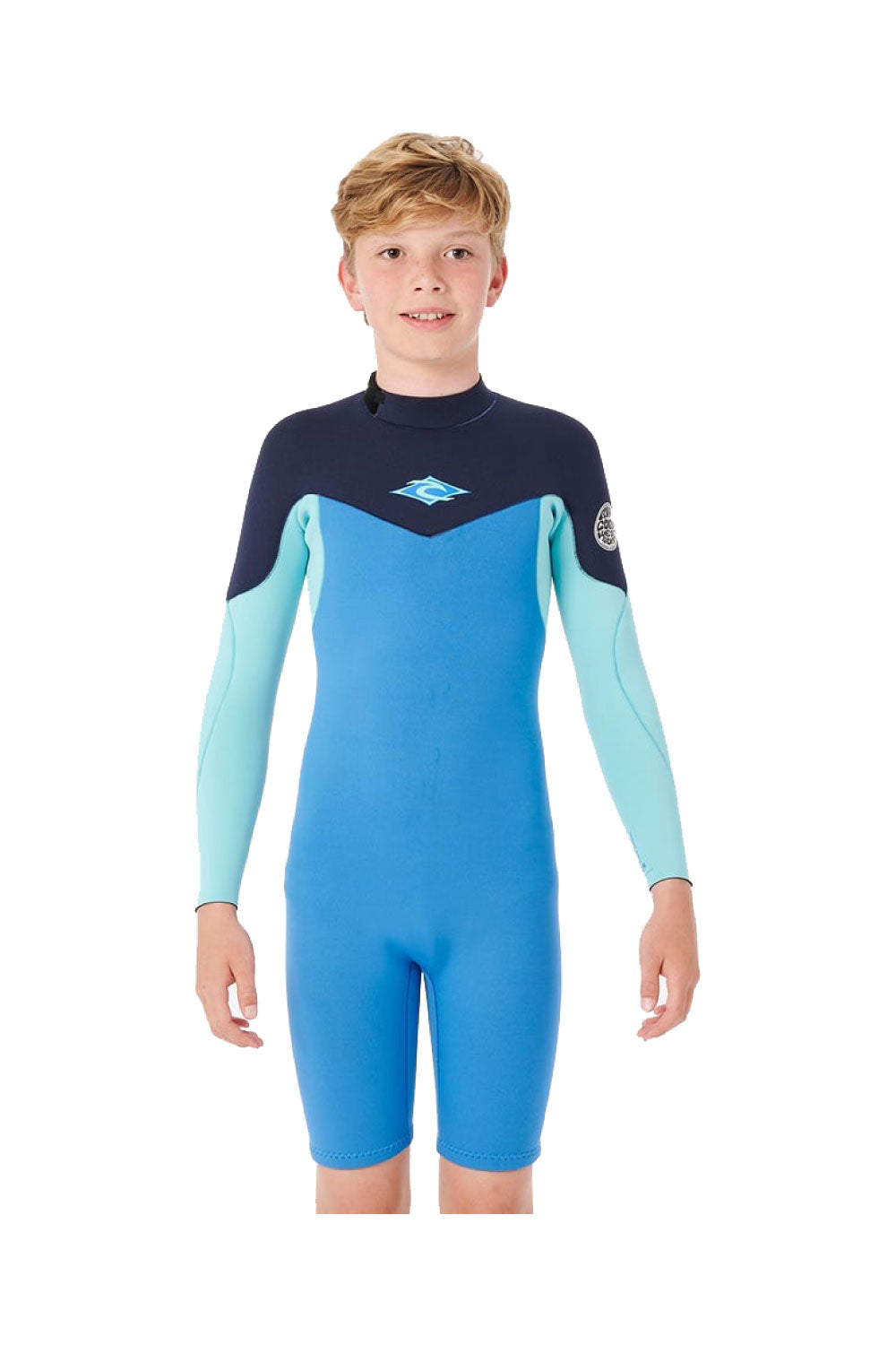 Rip Curl Boys 2mm Dawn Patrol Long Sleeve Back Zip Springsuit