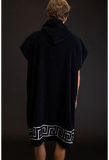 Rhythm Wavy Border Beach Poncho