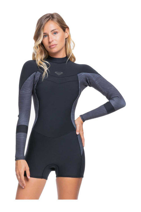 ROXY Womens 2/2mm Syncro Back Zip Long Sleeve Springsuit Wetsuit