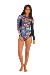 O'Neill Women's 2mm Bahia Front Zip Long Sleeve Cheeky Spring Suit