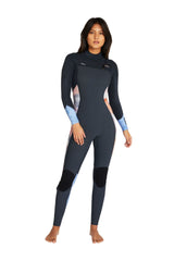 O'Neill Womens 3/2mm+ Blueprint Chest Zip Steamer