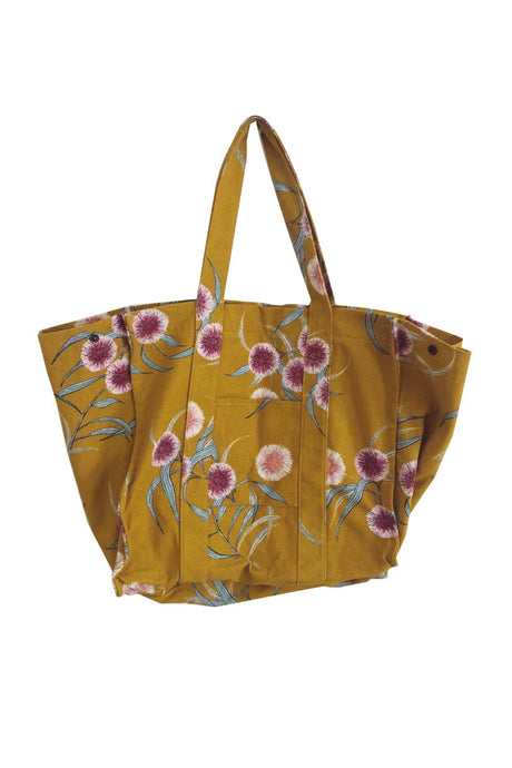 Salty Shadows Oversized Canvas Beach Bag