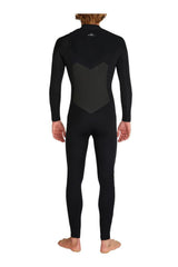 O'Neill Mens Focus 3/2mm Steamer Chest Zip Sealed Wetsuit - Black