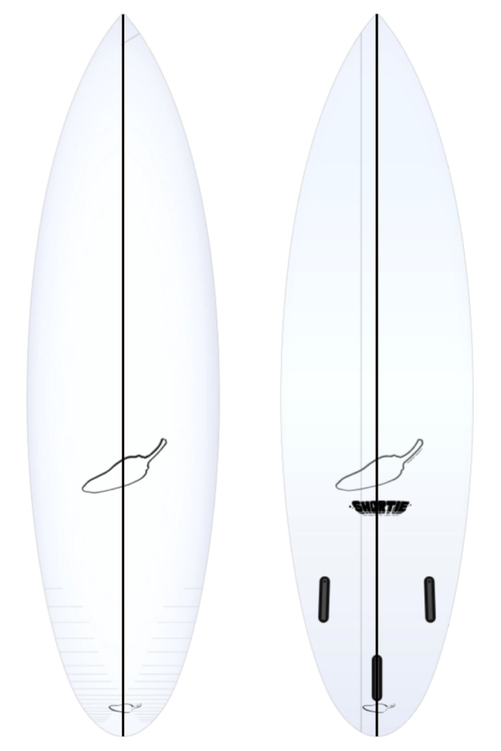 Chilli Shortie Surfboard - Round Tail