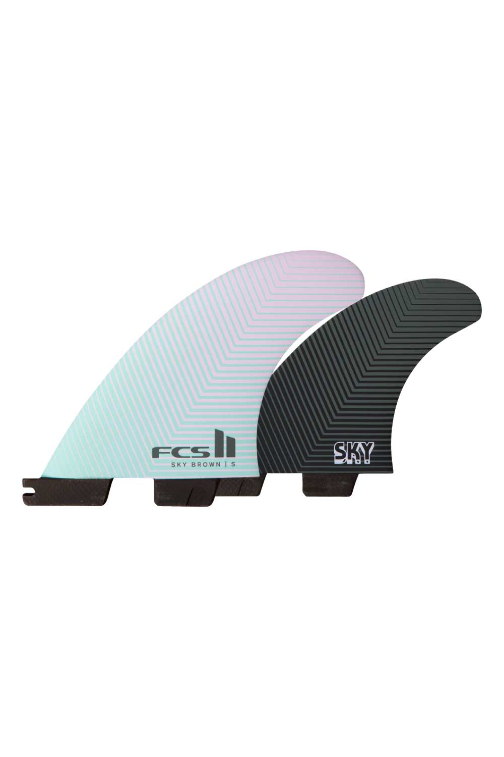 FCS 2 Sky Brown Signature PC Thruster Fins