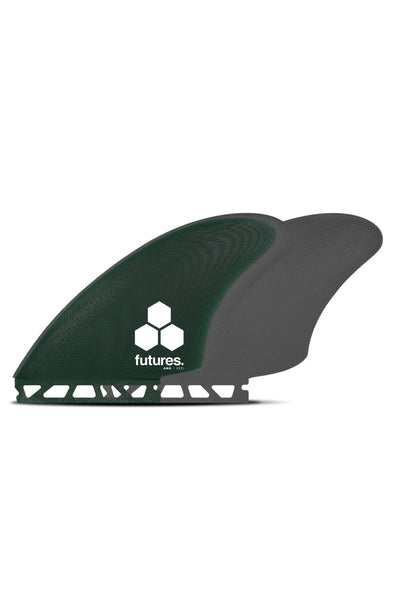 Futures Fins AMK Al Merrick Keel Twin Fin Set - Green/grey