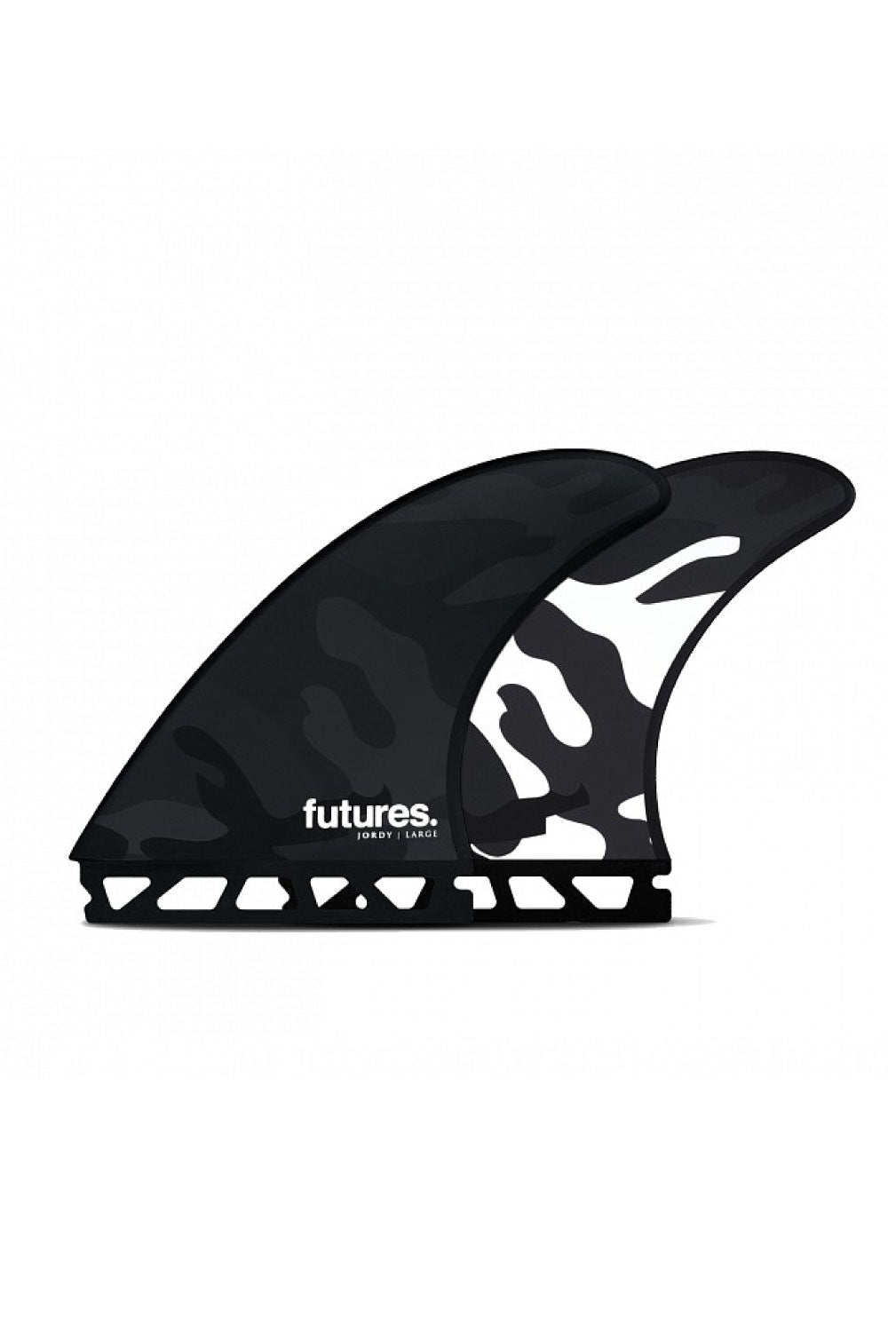 Futures Fins Jordy Smith Large HC Tri Fin Set - Black/White Camo