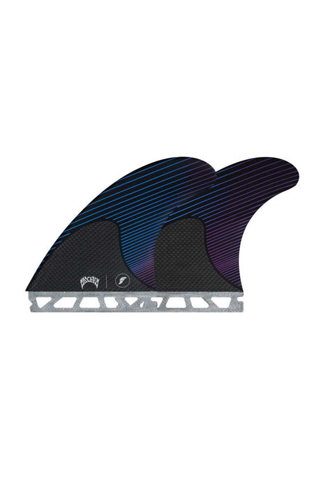 Futures Fins Mayhem Large Thurster Set Blue/Violet