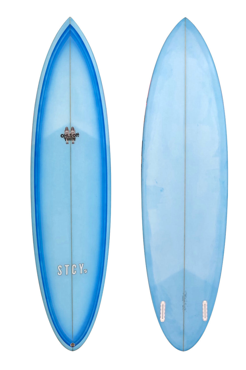 Stacey Ohlson Twin Fin Surfboard - Tint