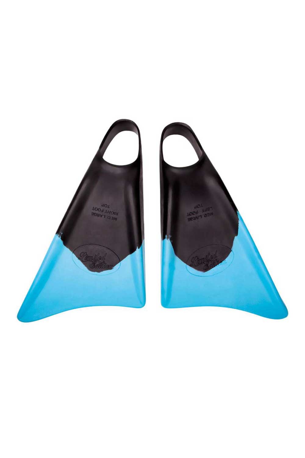 Limited Edition Bodyboard Fins Black/Ice