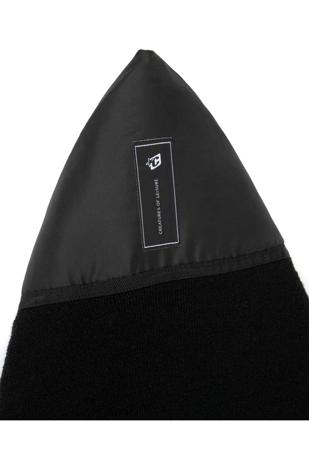 Creatures of Leisure Shortboard Icon Surfboard Sock (Sox) Black Cover