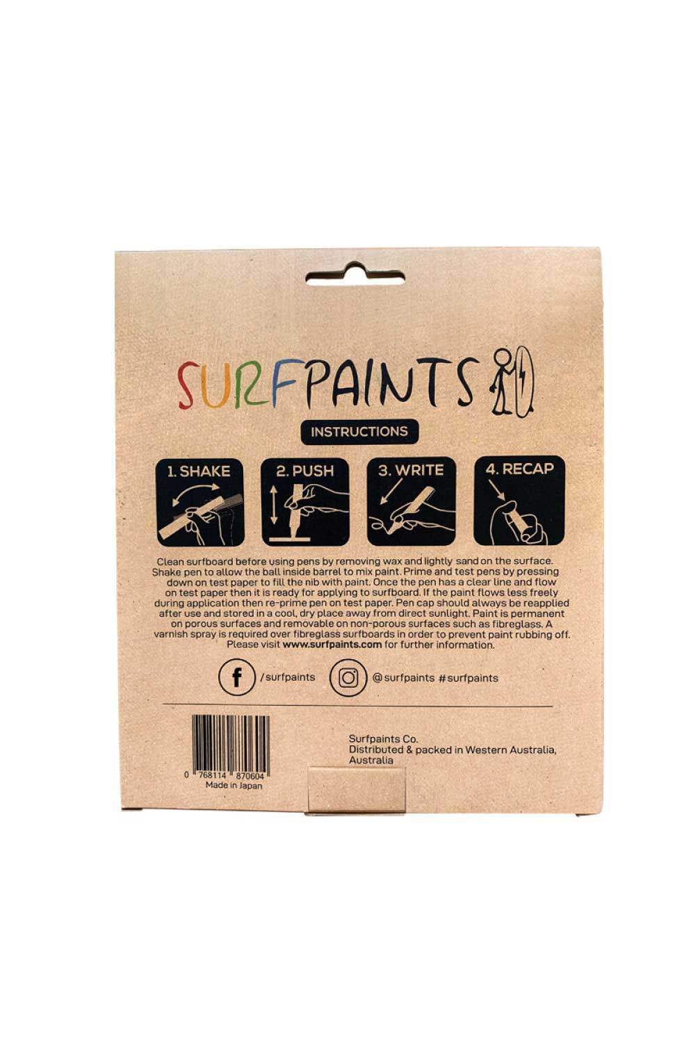 Surf Paints Premium 8 Pack