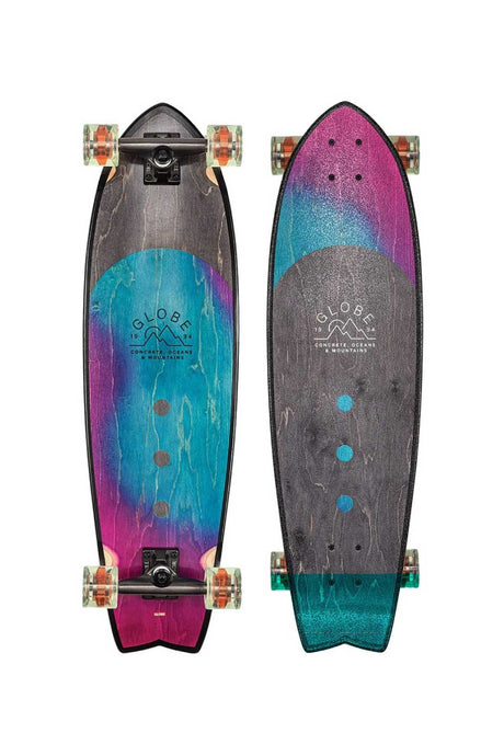 Globe Skateboards | Chromantic Cruiser Surf Skateboard Washed Aqua