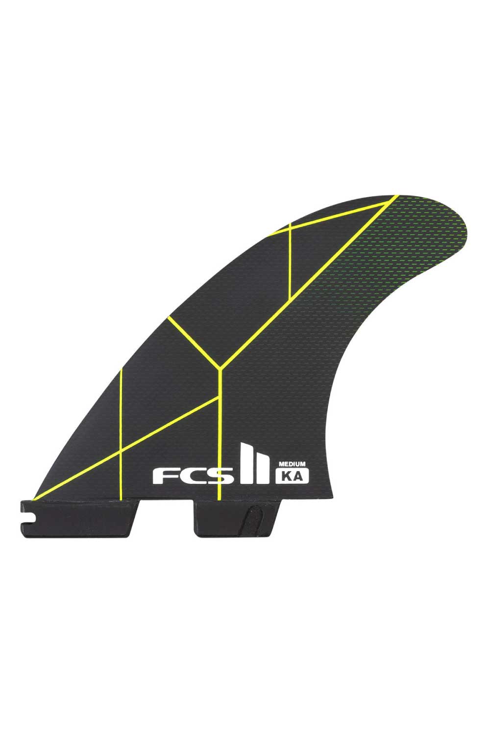 FCS 2 Kolohe Andino KA PC Thruster Fin Set - Black/Acid