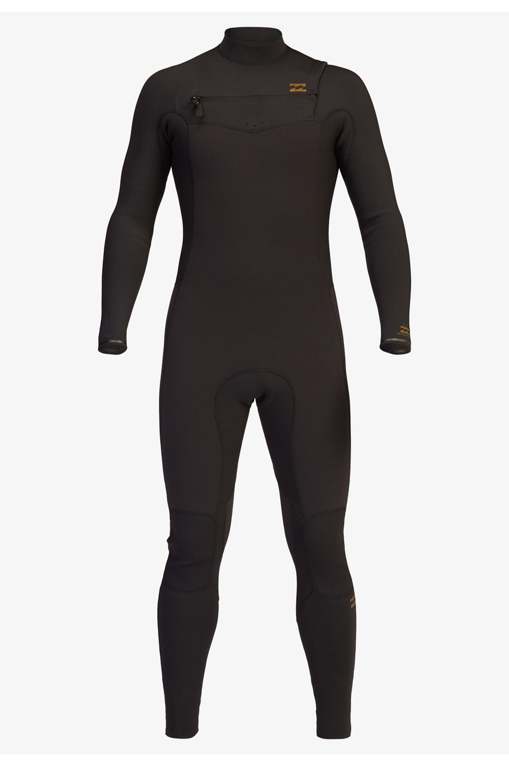 Billabong 3/2mm Revolution Chest Zip Steamer Wetsuit - Black Clay