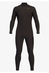 Billabong 3/2mm Revolution Chest Zip Steamer Wetsuit - Black Clay