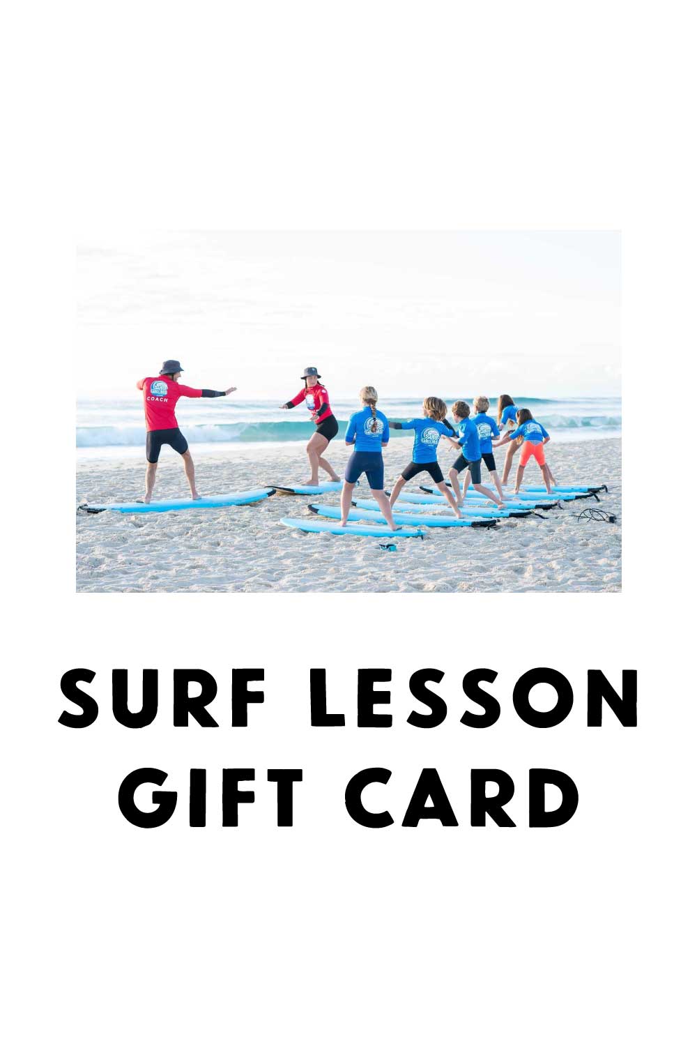 Surf Lesson Gift Card