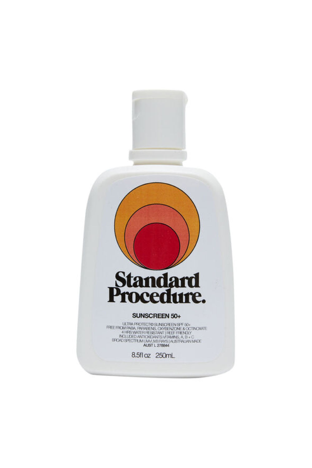 Standard Procedure 250ml Sunscreen Flip Top