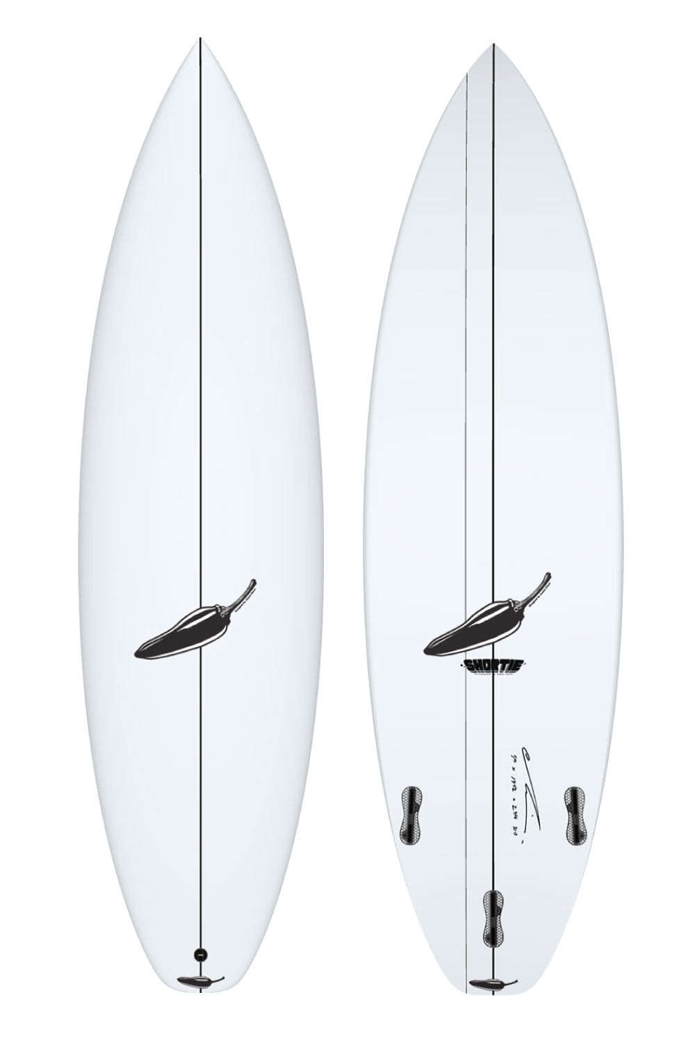 Chilli Shortie Surfboard - Squash Tail – Sanbah Australia