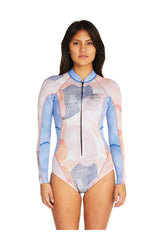 O'Neill Women's 2mm Bahia Front Zip Long Sleeve Cheeky Spring Suit