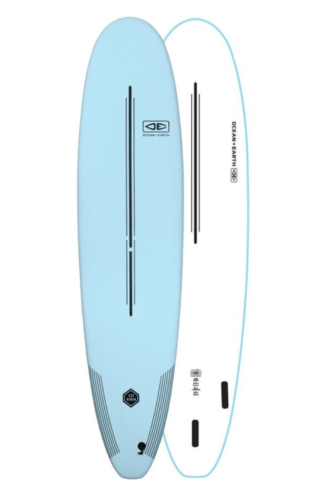 8ft Ocean & Earth Ezi Rider Softboard - Comes with fins