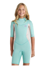 BIllabong Girls (8-14 years) 2/2mm Teen Synergy Back Zip Springsuit Wetsuit