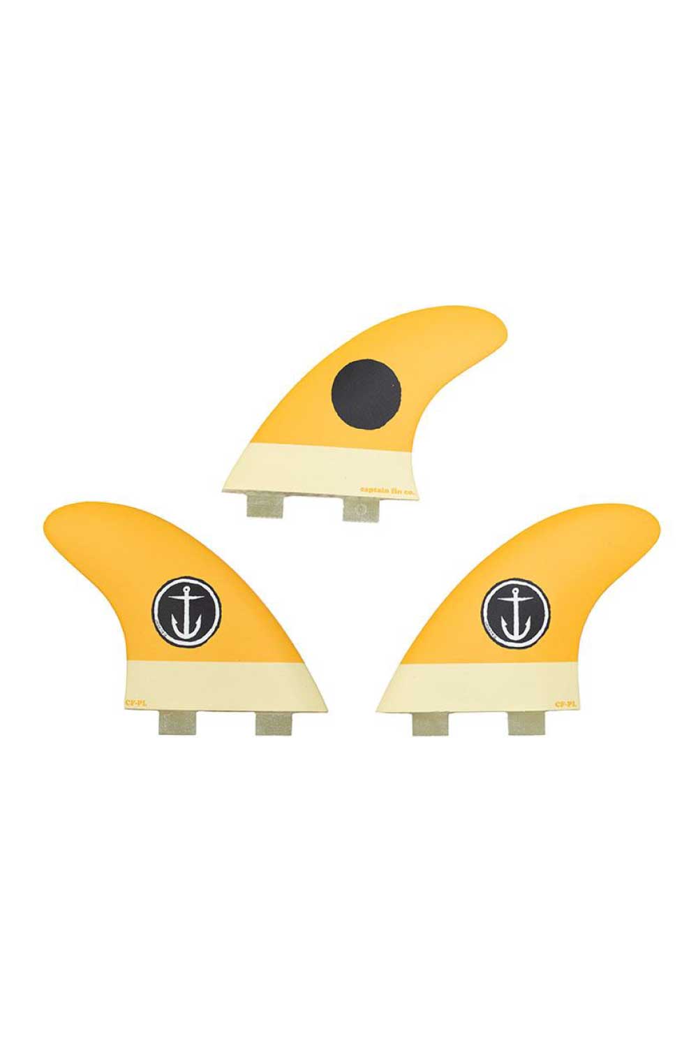 Captain Fin Pivot Tri Fin Set - Twin Tab (FCS)