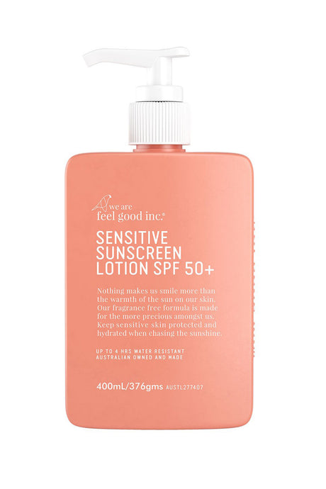 We are feel good inc. Sensitive Sunscreen Lotion SPF 50+ 400ml