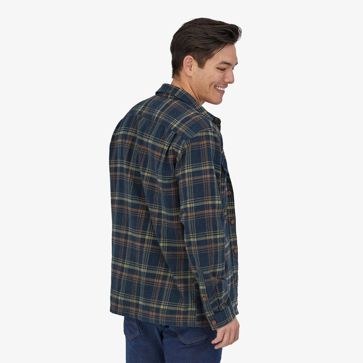 Patagonia Men's Long Sleeve Organic Cotton MW Fjord Flannel Shirt