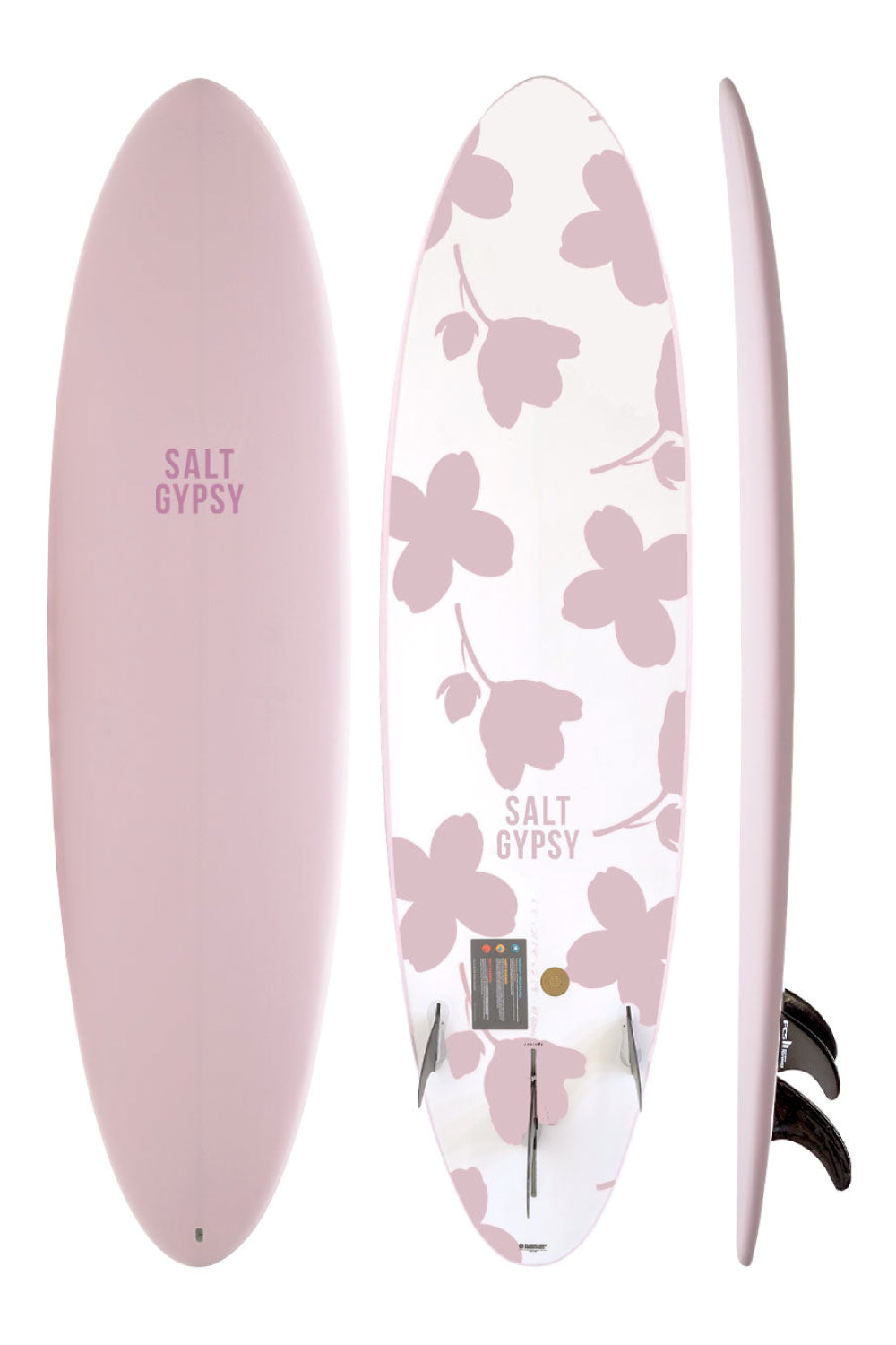 SALT GYPSY Mid Tide Softboard - Comes with fins