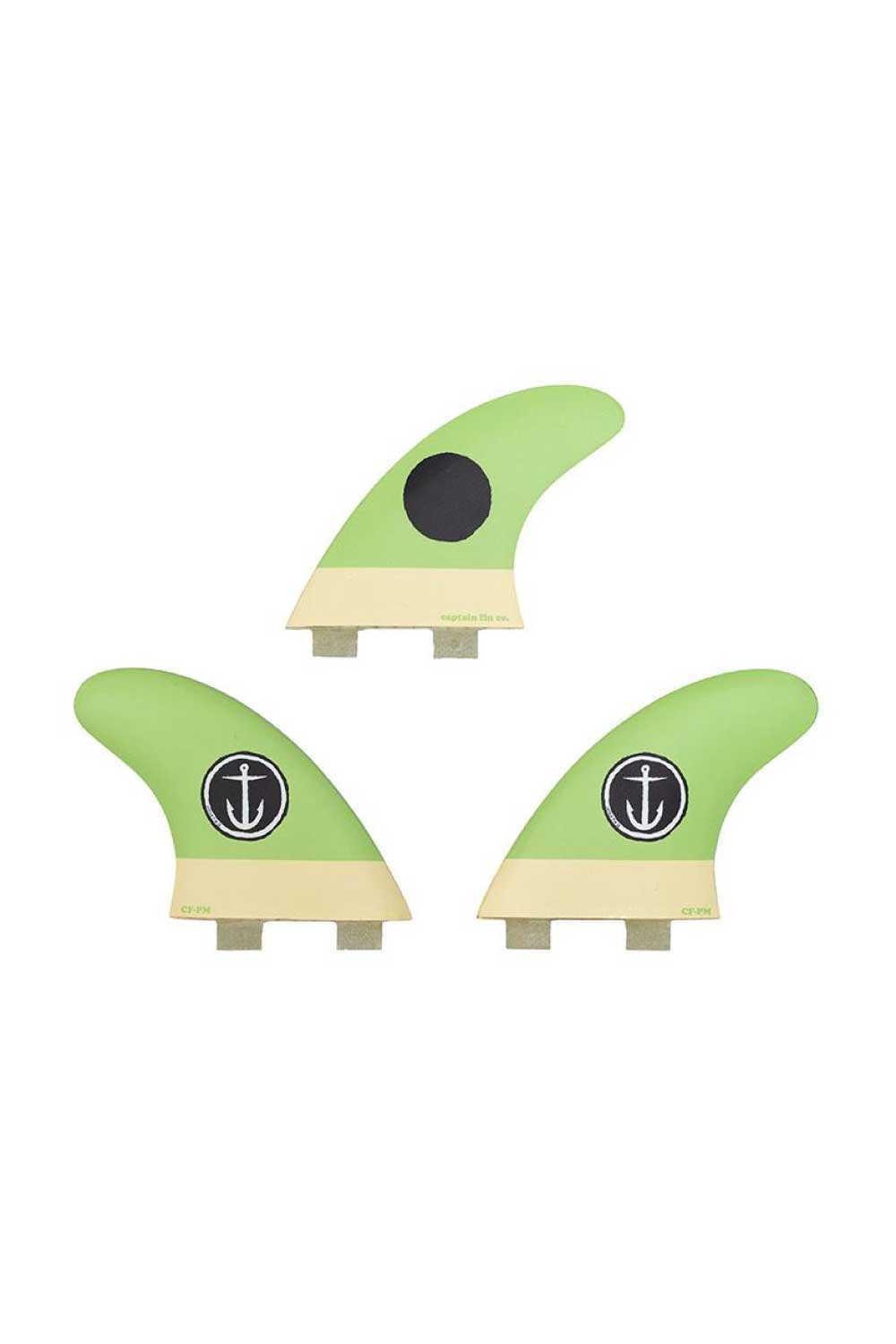 Captain Fin Pivot Tri Fin Set - Twin Tab (FCS)