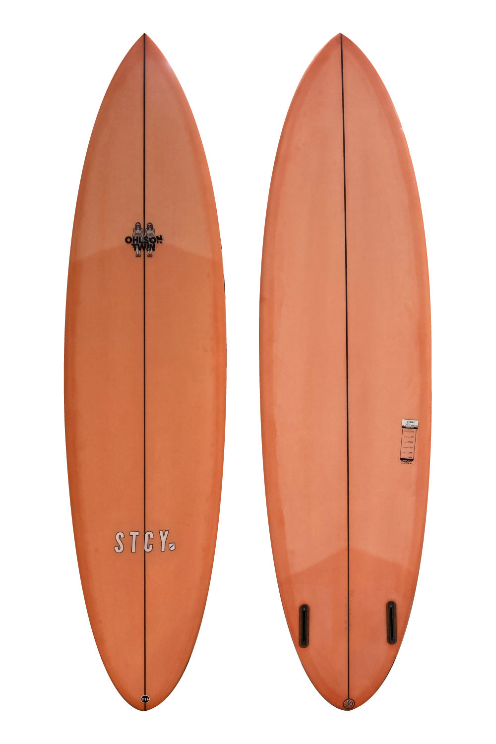 Stacey Ohlson Twin Fin Surfboard - Tint